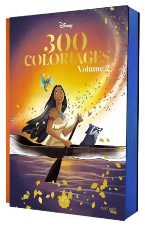 Колекційна Французька розмальовка "300 Coloriages Disney - Volume 2" від Disney