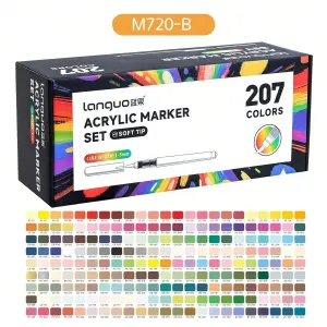 Акрилові маркери Languo у наборі (207 шт.)
