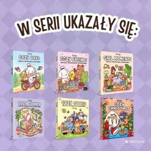 Girl Moments. Urocza i relaksująca kolorowanka