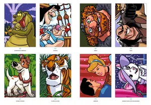 Колекційна Французька розмальовка "Grands classiques Tome 1" від Disney